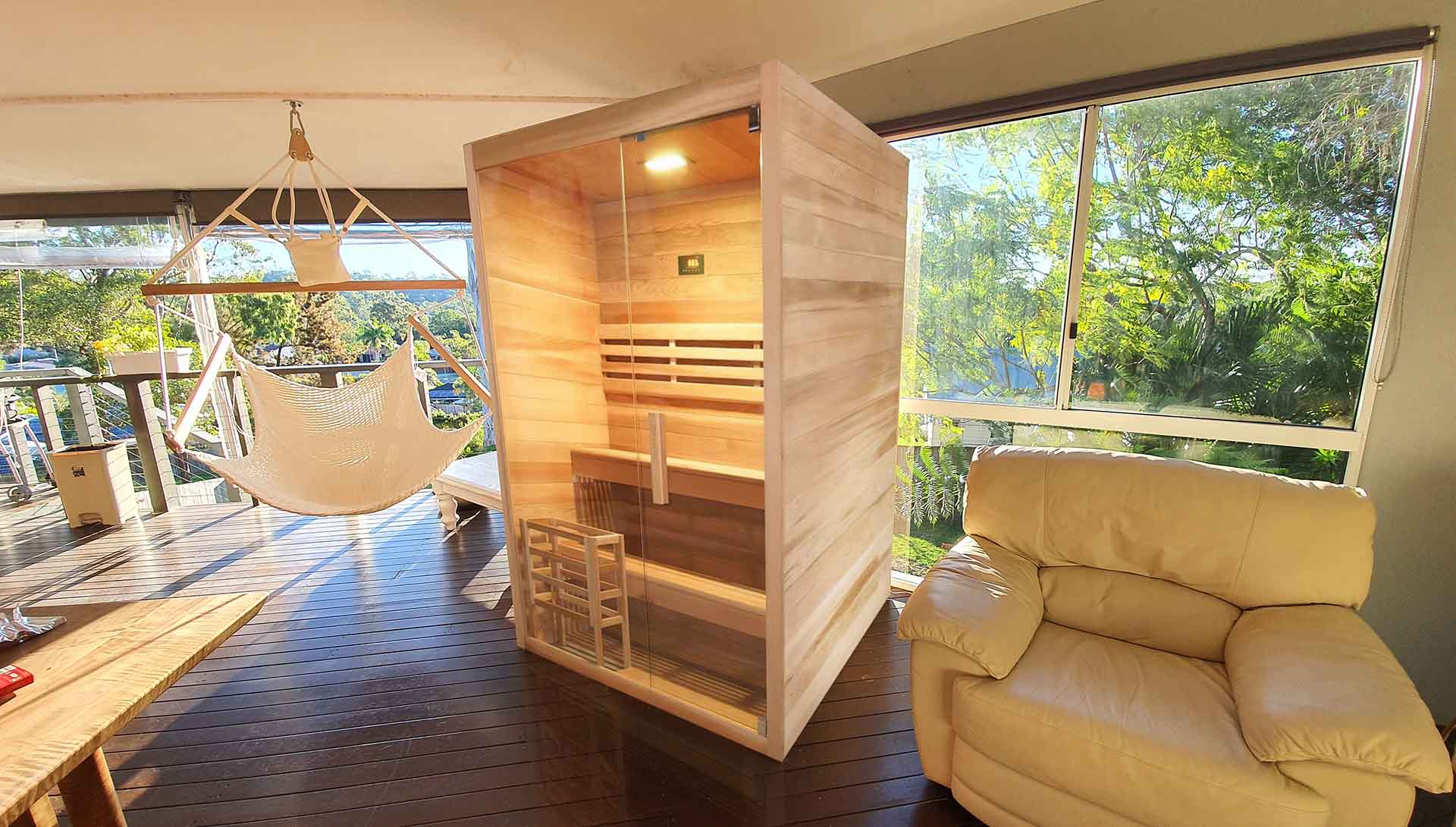 Pre-made sauna