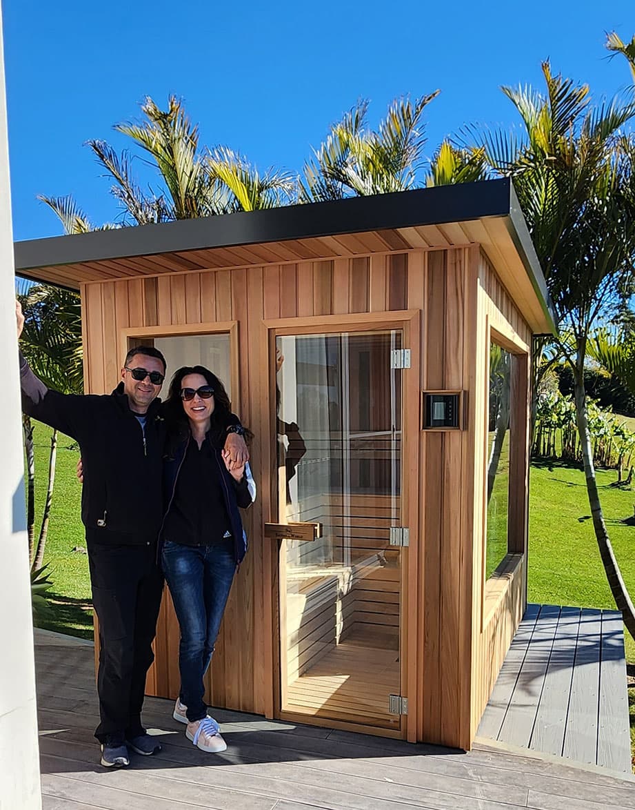 Mario and Magda, founders of Saunas of the World